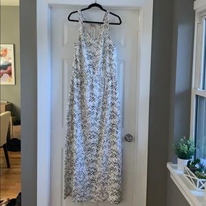 Gap halter neck maxi dress